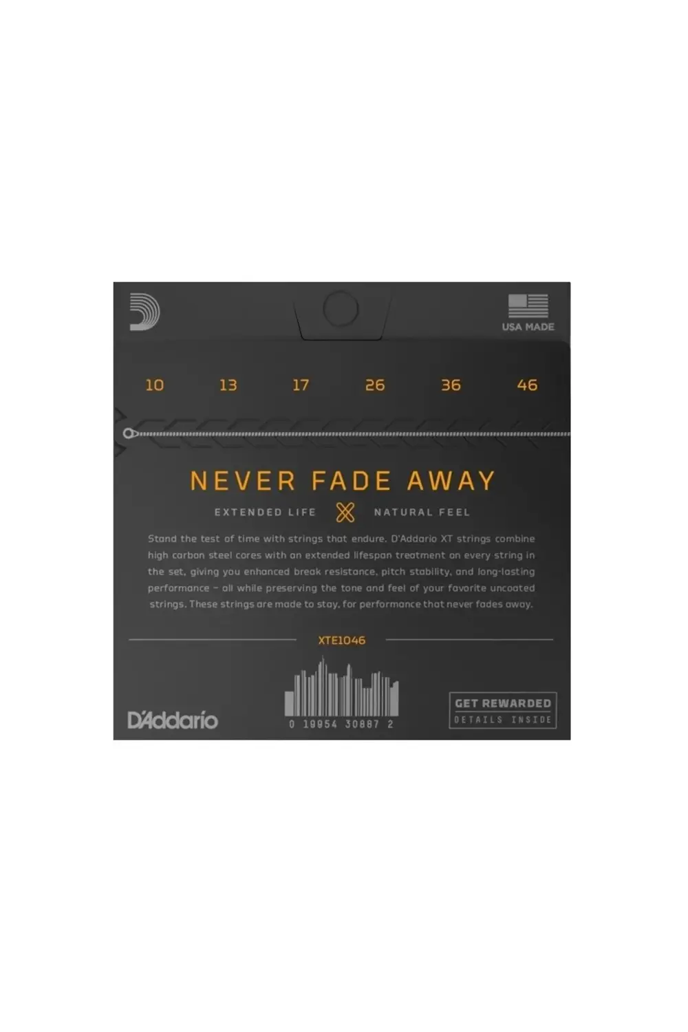 Xte1046 Elektro Gitar Tel Seti, Xt, 10-46 , Reg Lıght D'adarıo'nu