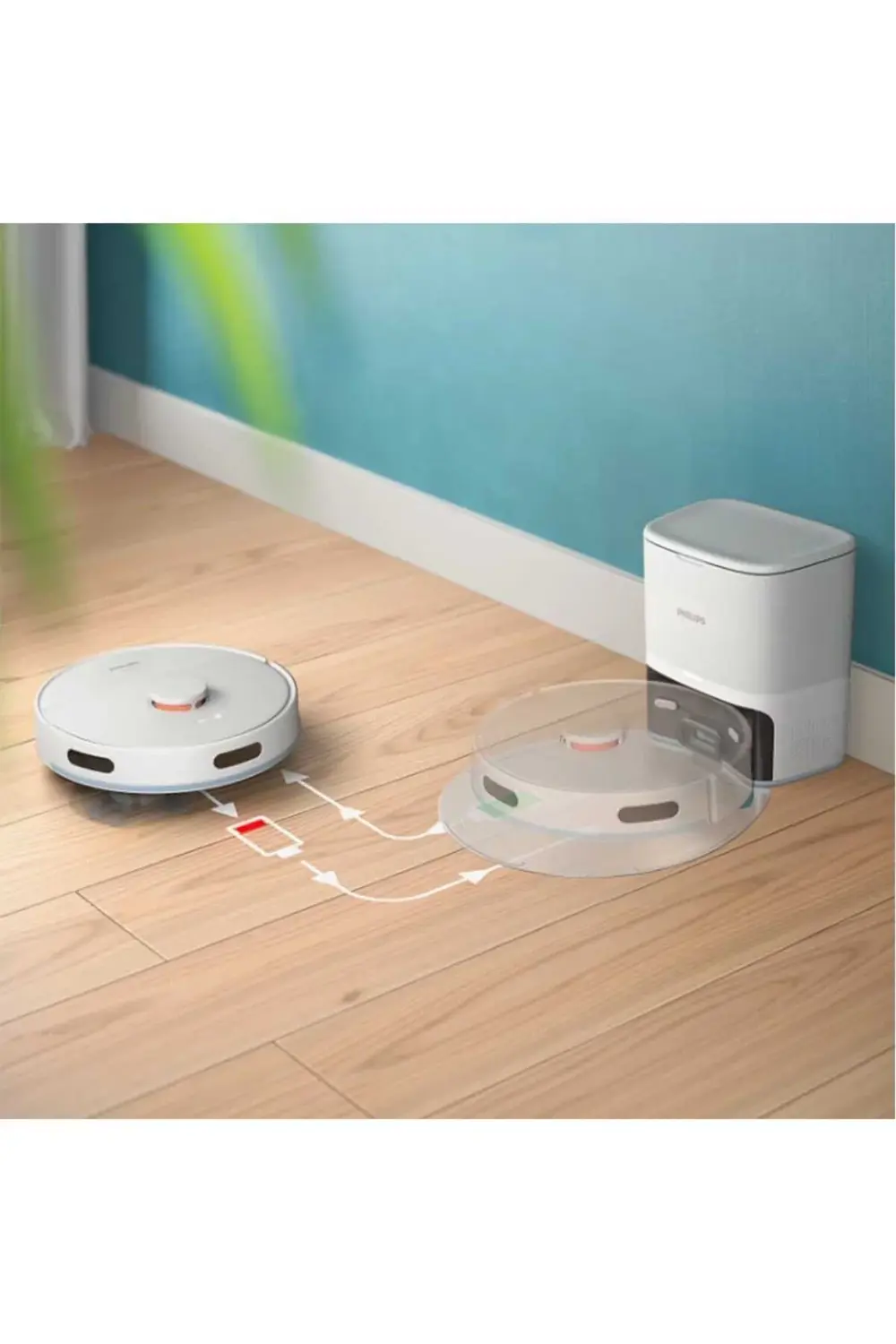 XU2100/25 2000 serisi Robot Süpürge 6000 PA Emiş Gücü