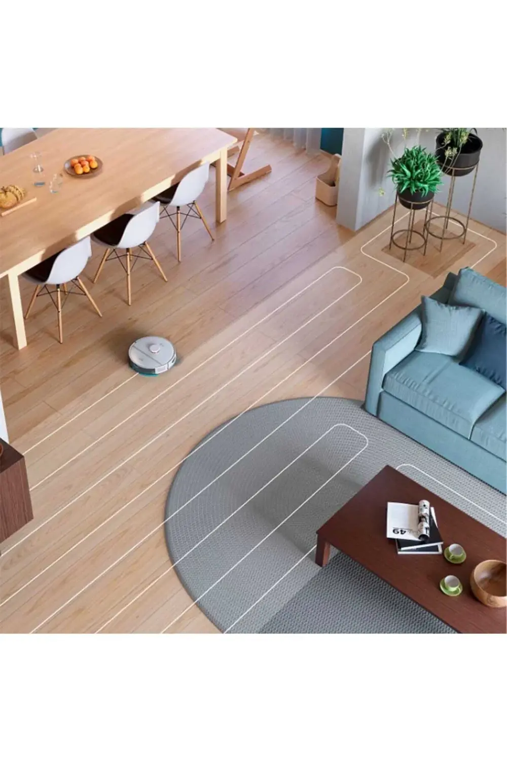 XU2100/25 2000 serisi Robot Süpürge 6000 PA Emiş Gücü