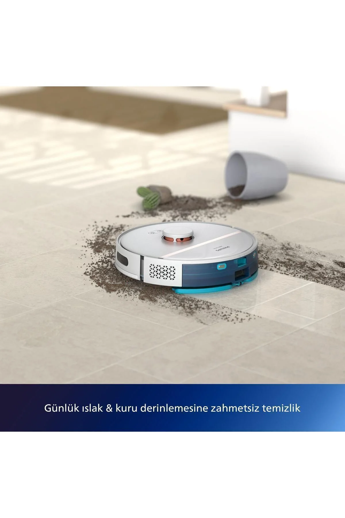 Xu3000/02 Beyaz Robot Süpürge