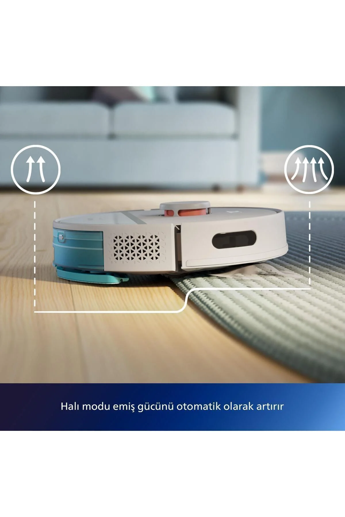 Xu3000/02 Beyaz Robot Süpürge