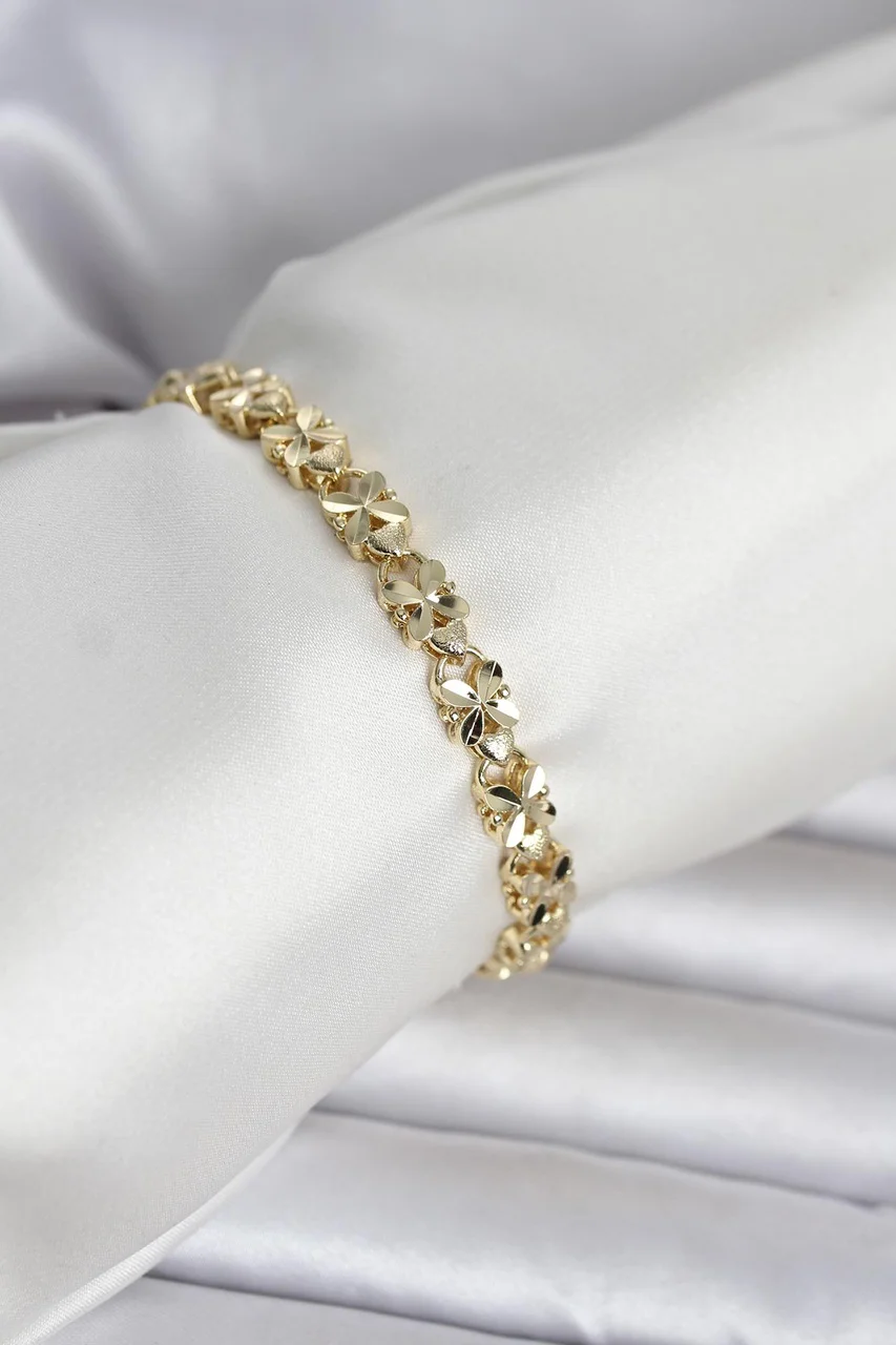 Xuping Kelebek Model Gold Renk Kadın Bileklik - Lisinya Diğer