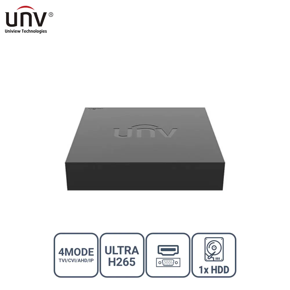 XVR301-08F 8 KANAL 1x HDD H65+ HİBRİT DVR KAYIT CİHAZI