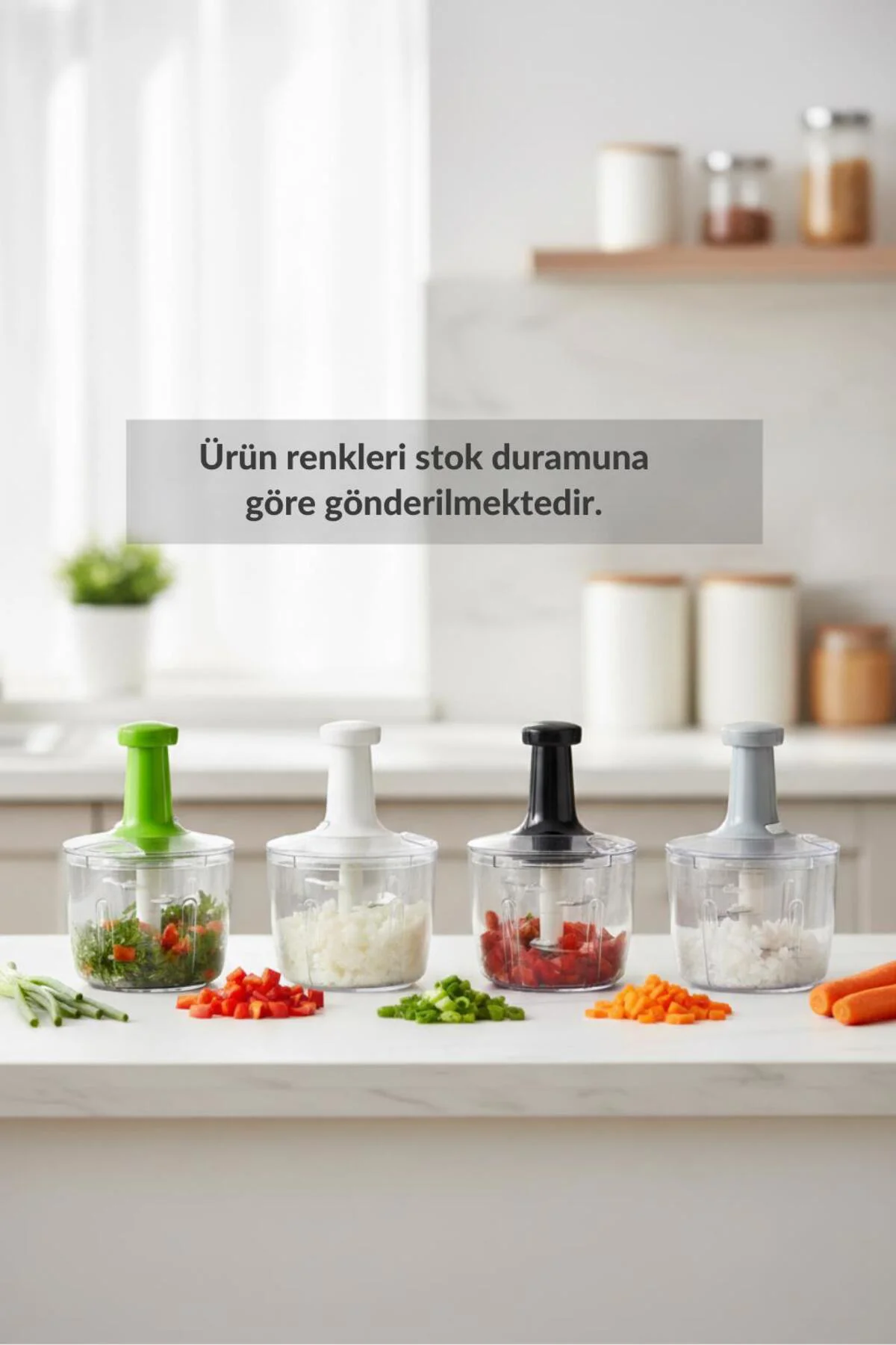 XXL Basmali El Rondosu Sebze Meyve Doğrayıcı 2,5 Lt 2 Parça