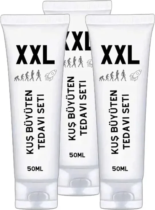 XXLcream Men Erkekler İçin Özel Büyütücü Krem - 3 Adet 50 ml