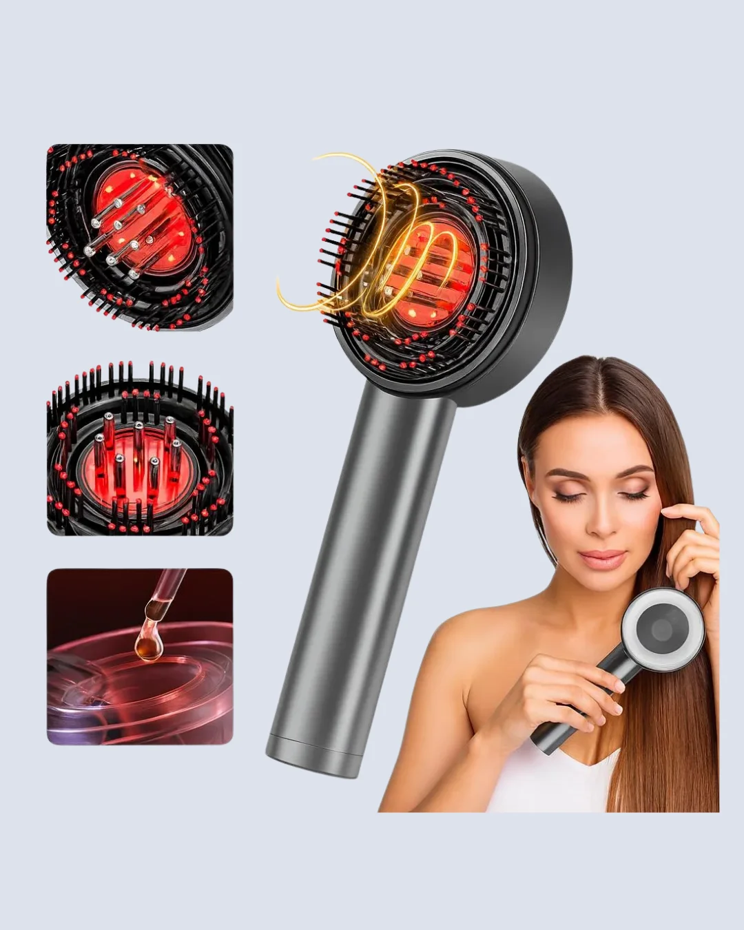 XYT0860 MASAJ BAKIM TARAĞI GRİ