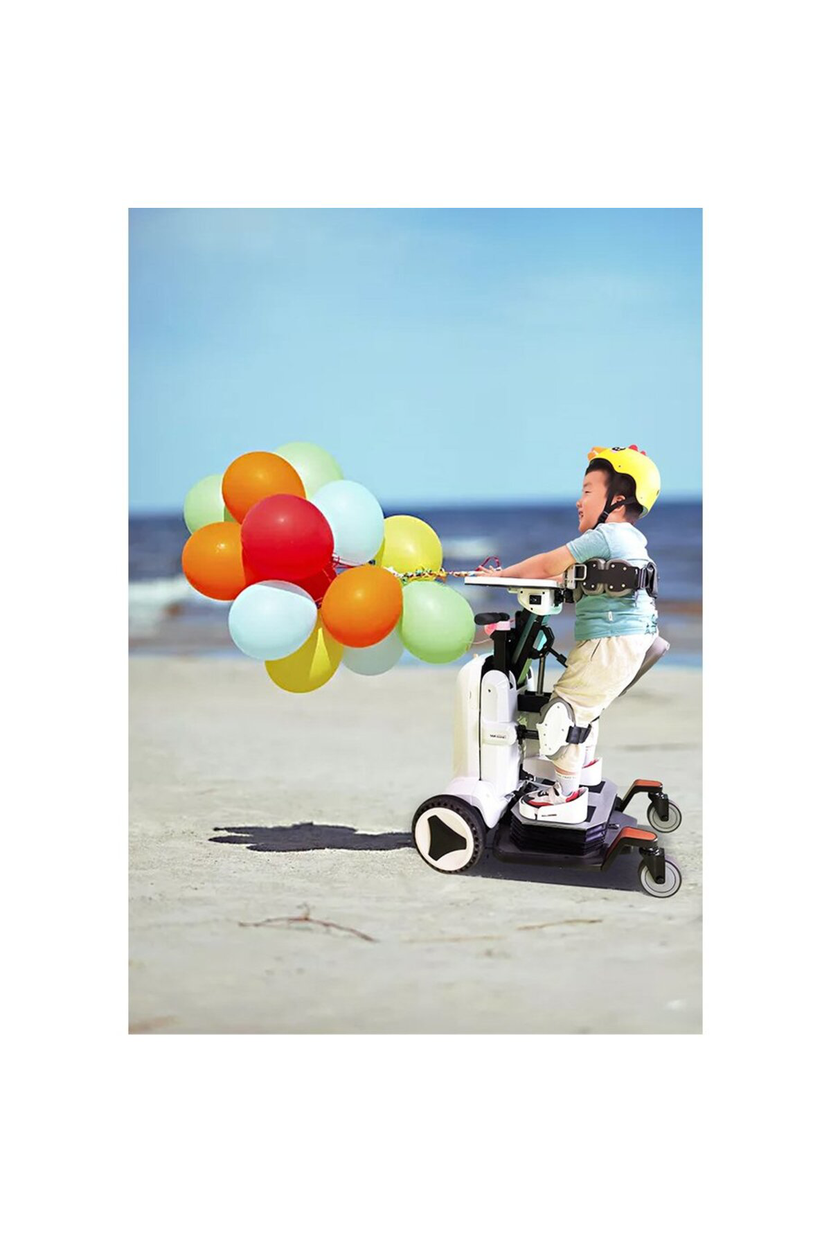 Masmel Xz-Droid P Robooter Pediatrik Akülü Tekerlekli Sandalye Pembe Ren