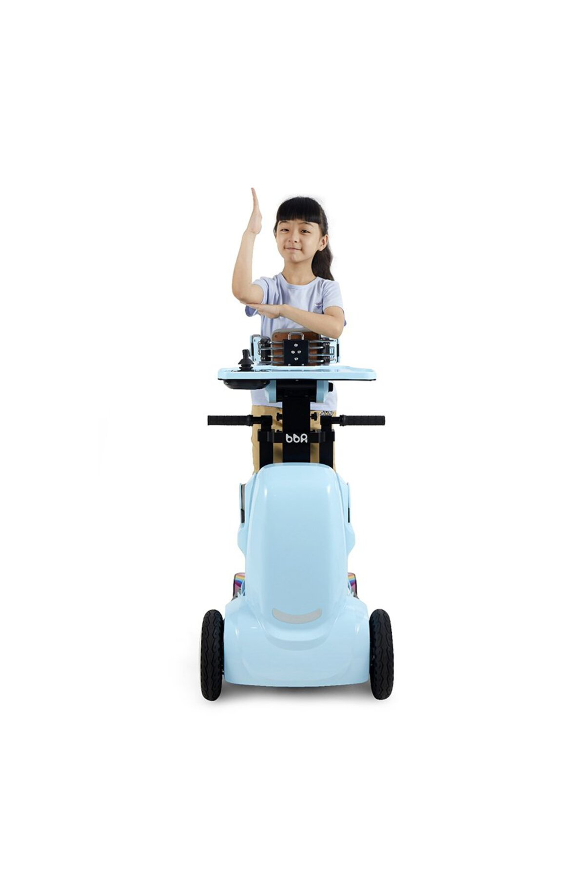 Masmel Xz-Droid P Robooter Pediatrik Akülü Tekerlekli Sandalye Mavi Renk