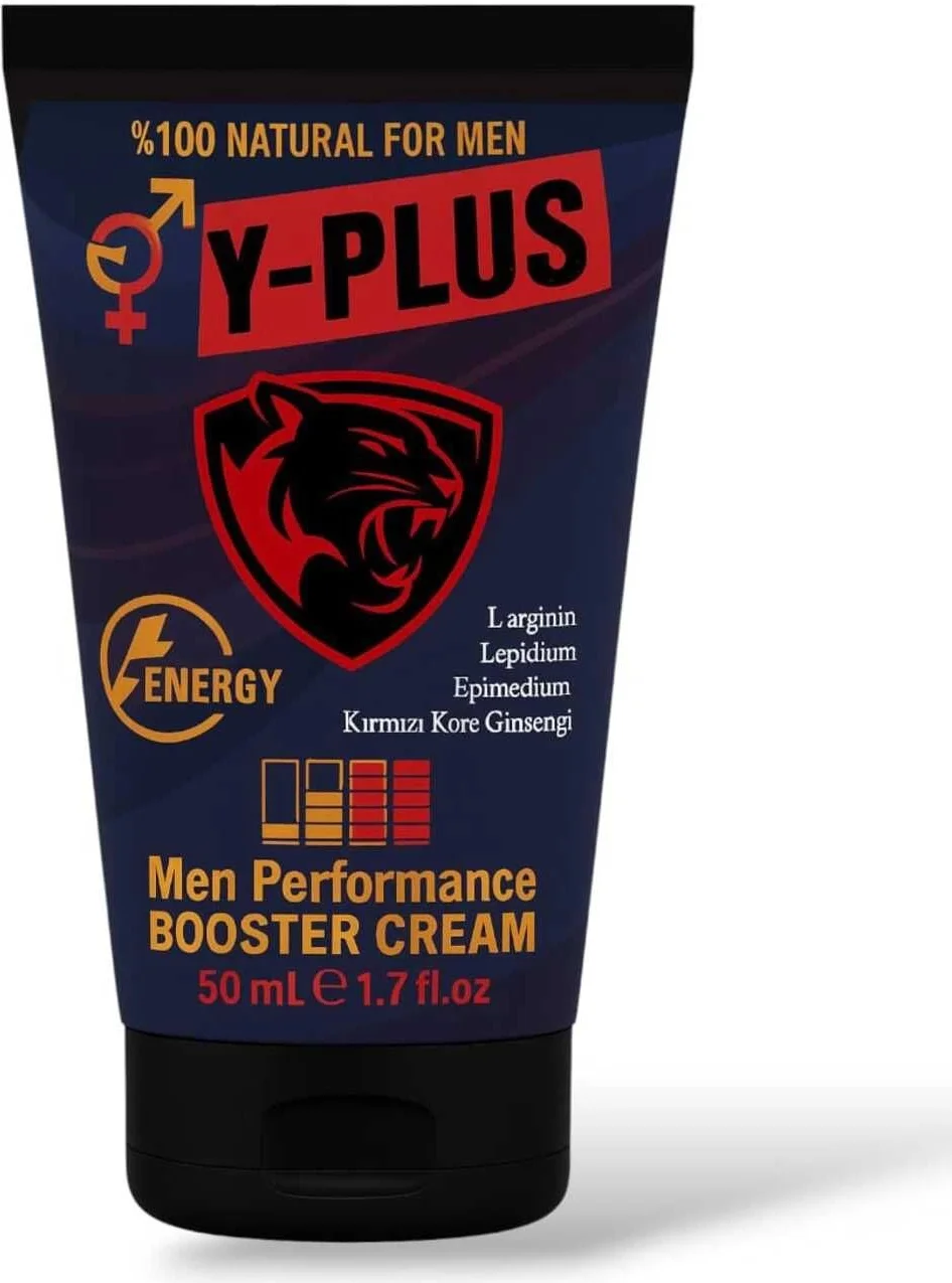 Y-Plus Kırmızı Kore Ginsengli Men Booster Cream 50 ml - Erkekler İçin Güçlendirici Bakım