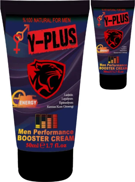 Y-Plus Kremi 50ML 2 Adet - Erkekler İçin Katılık ve Hareketlilik Destekleyici Özel Bakım