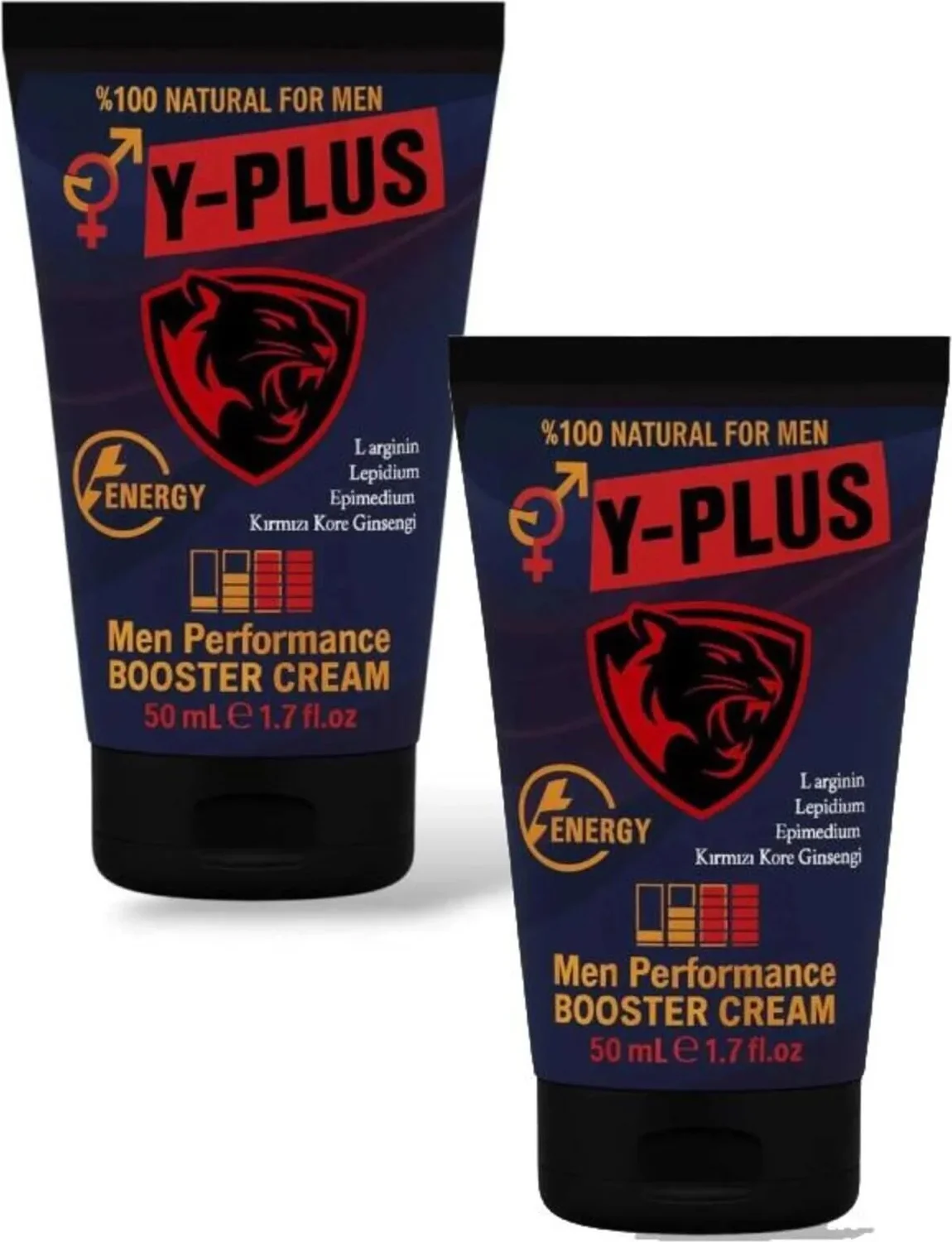 Y-Plus Men Ginsengli Erkek Kremi - 50ml 2'li Set ile Cilt Bakımında Güç