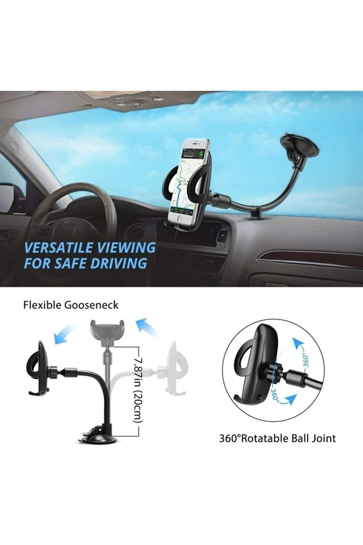 Pmr Y07-R Araç İçi Torpido Ve Havalandırma İçin Telefon Tutucu Premiu