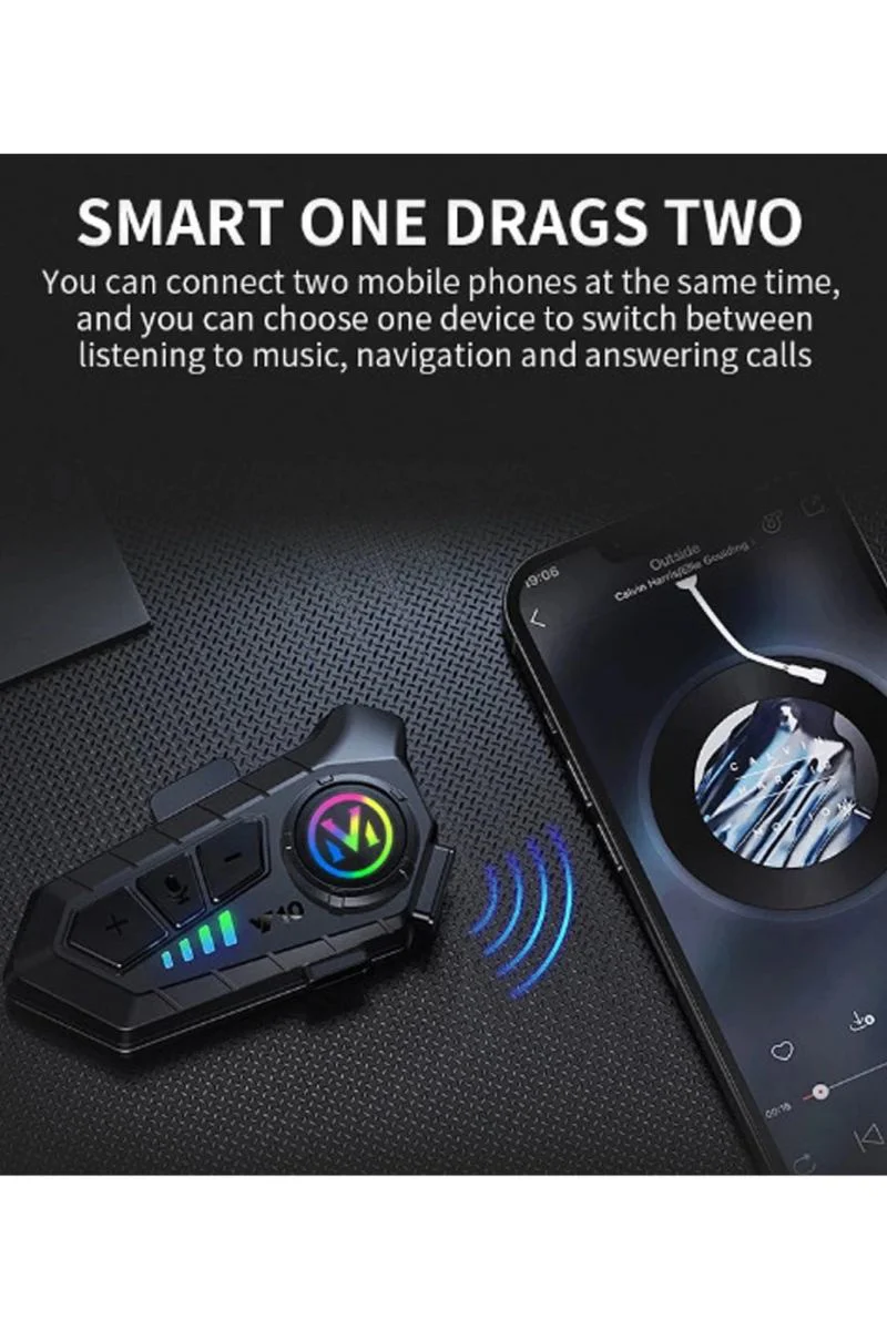 Y10 Bluetooth Kask Kulaklık - IPX6 Su Geçirmez Motosiklet Intercom Sistemi Fiyatı, Yorumları ve Özellikleri