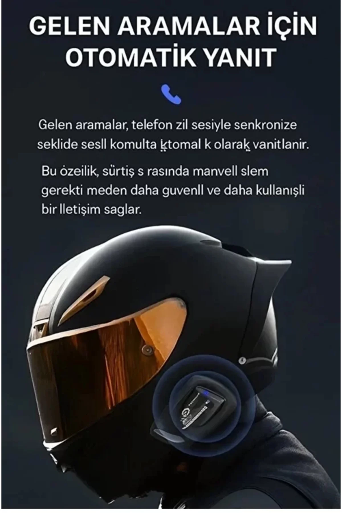 Y11 Bluetooth Kulaklık Mikrofonlu Motosiklet Kulaklığı İntercom B