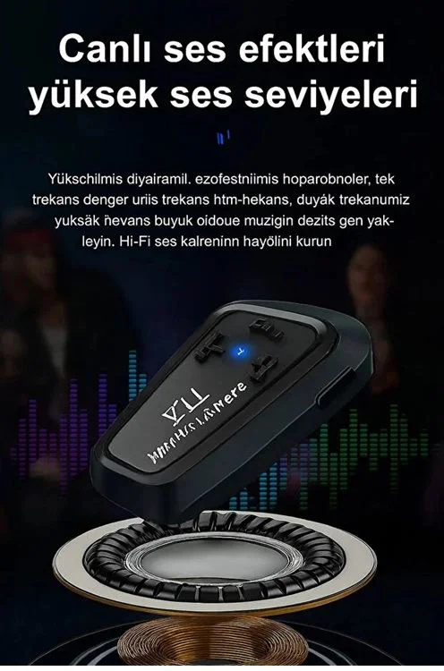 Y11 Motosiklet Bluetooth Kulaklık - İntercom IPX6 Su Geçirmez BT 5.3 Fiyatı, Yorumları ve Özellikleri