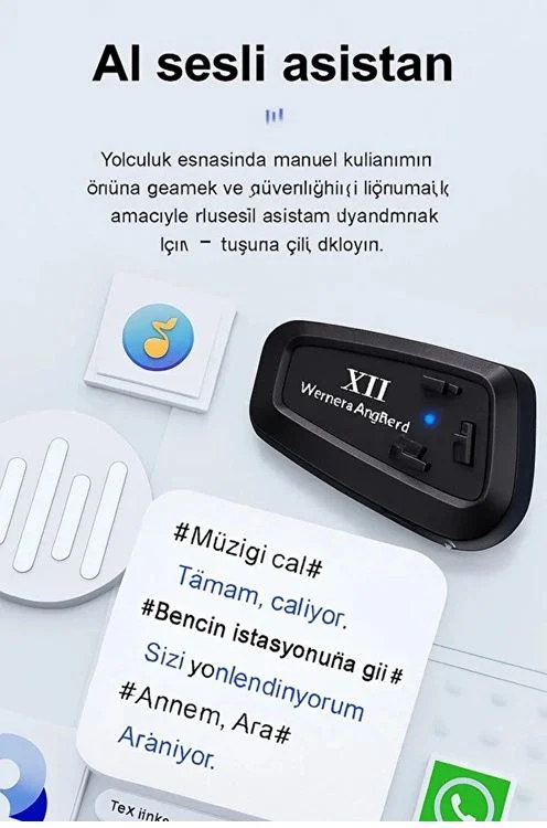 Y11 Motosiklet Bluetooth Kulaklık - İntercom IPX6 Su Geçirmez BT 5.3 Fiyatı, Yorumları ve Özellikleri