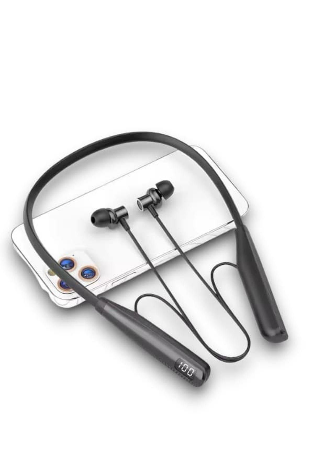 Y12 KABLOLU KULAKİÇİ SİLİKONLU BLUETOOTH KULAKLIK