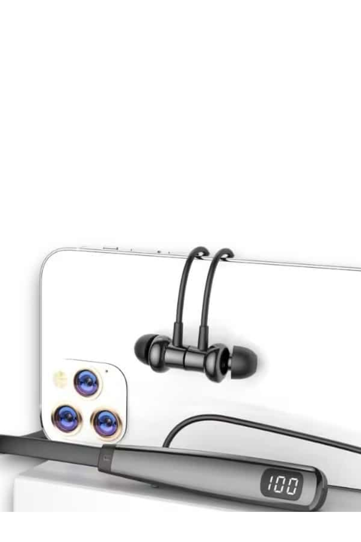 Y12 KABLOLU KULAKİÇİ SİLİKONLU BLUETOOTH KULAKLIK