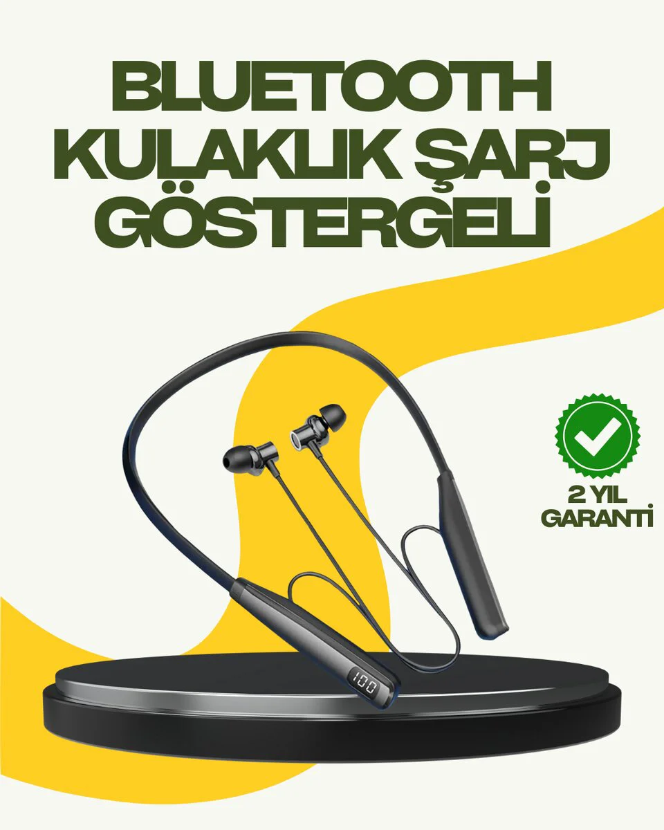 Y12 Uyumlu Spor Bluetooth Kulaklık – 100 Saat Pil Ömrü, Manyetik Kulaklık Başlığı, Bluetooth 5.3