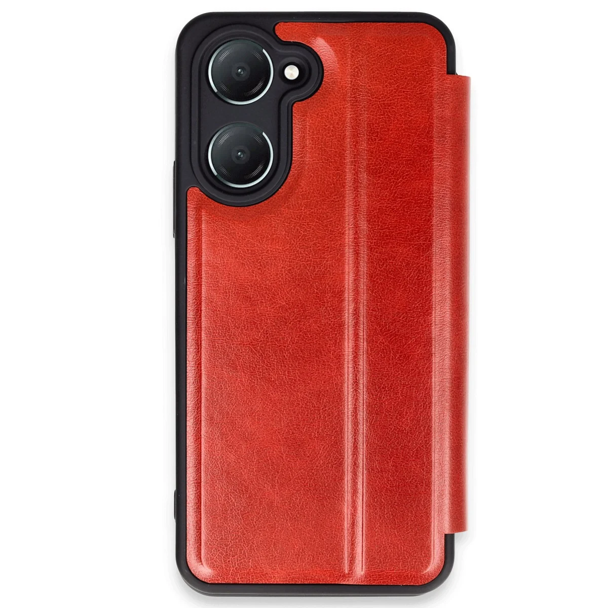 Y18 Kılıf Flip Cover - Kırmızı, Cep Telefonu Koruması ve Aksesuarı