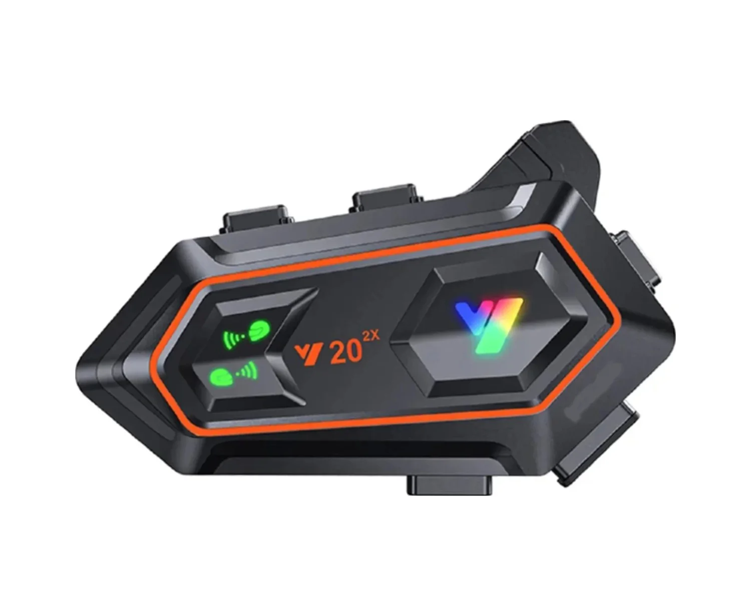 Y20 2x 1000m Telsiz Mesafeli 2 Kişi Bağlantılı Bluetooth Kask Kul