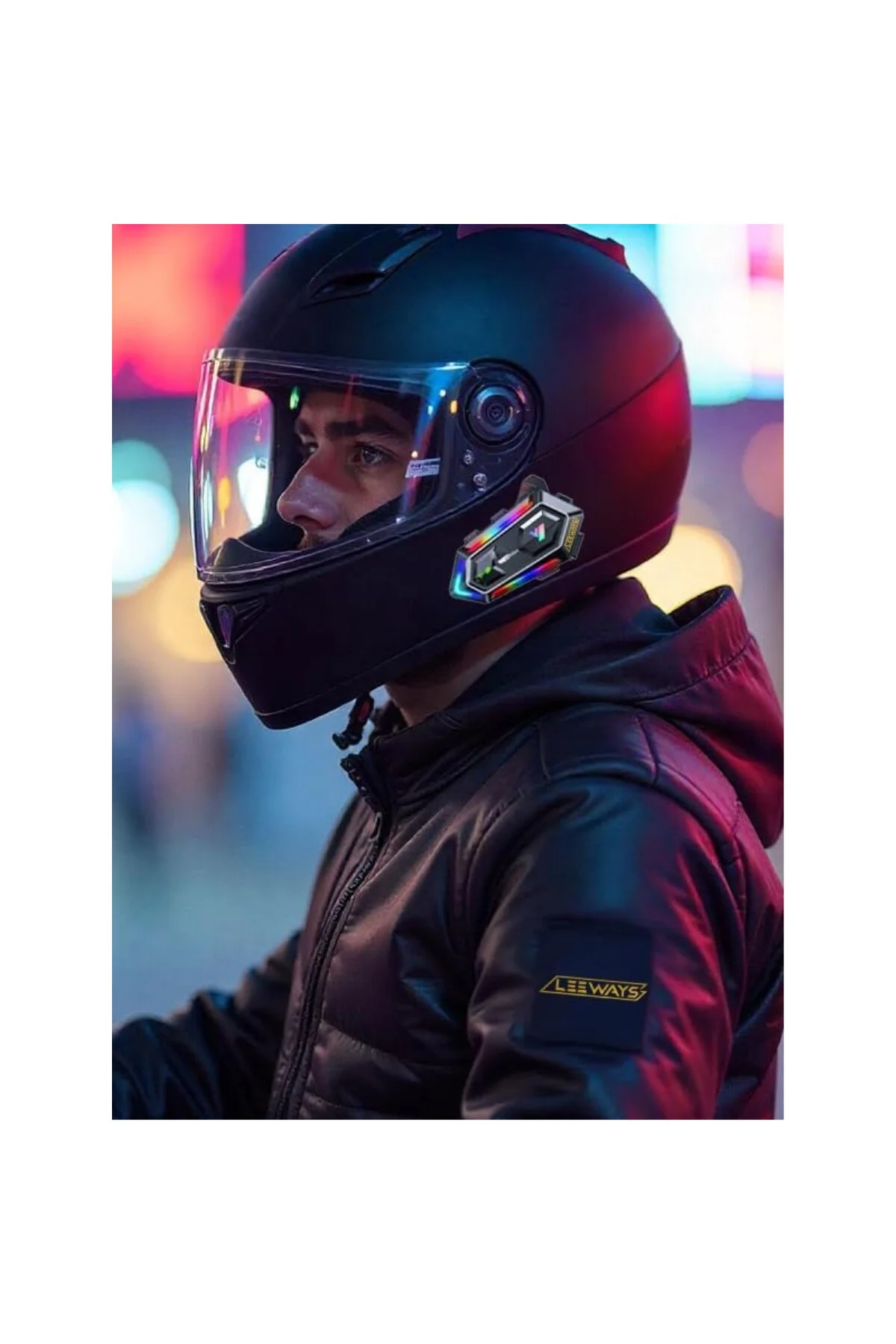 Y20 Max Motorsiklet Intercom Su Geçirmez Kask 2 Kişi Telsiz Bağla