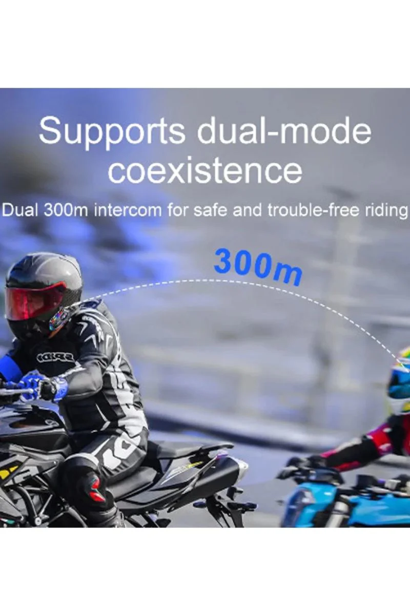 Y20 Max Motosiklet Bluetooth 5.3 Kask Intercom - 2 Kişi 300m, IPX6 Su Geçirmez, USB-C Şarj Fiyatı, Yorumları ve Özellikleri