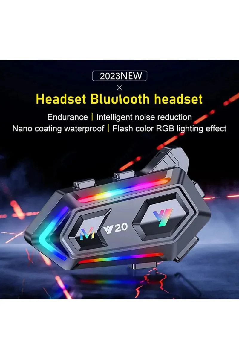 Y20 RGB Modlu Bluetooth Kask Kulaklık – IPX6 Su Geçirmez, 25 Saat Pil Ömrü, BT 5.3 Fiyatı, Yorumları ve Özellikleri