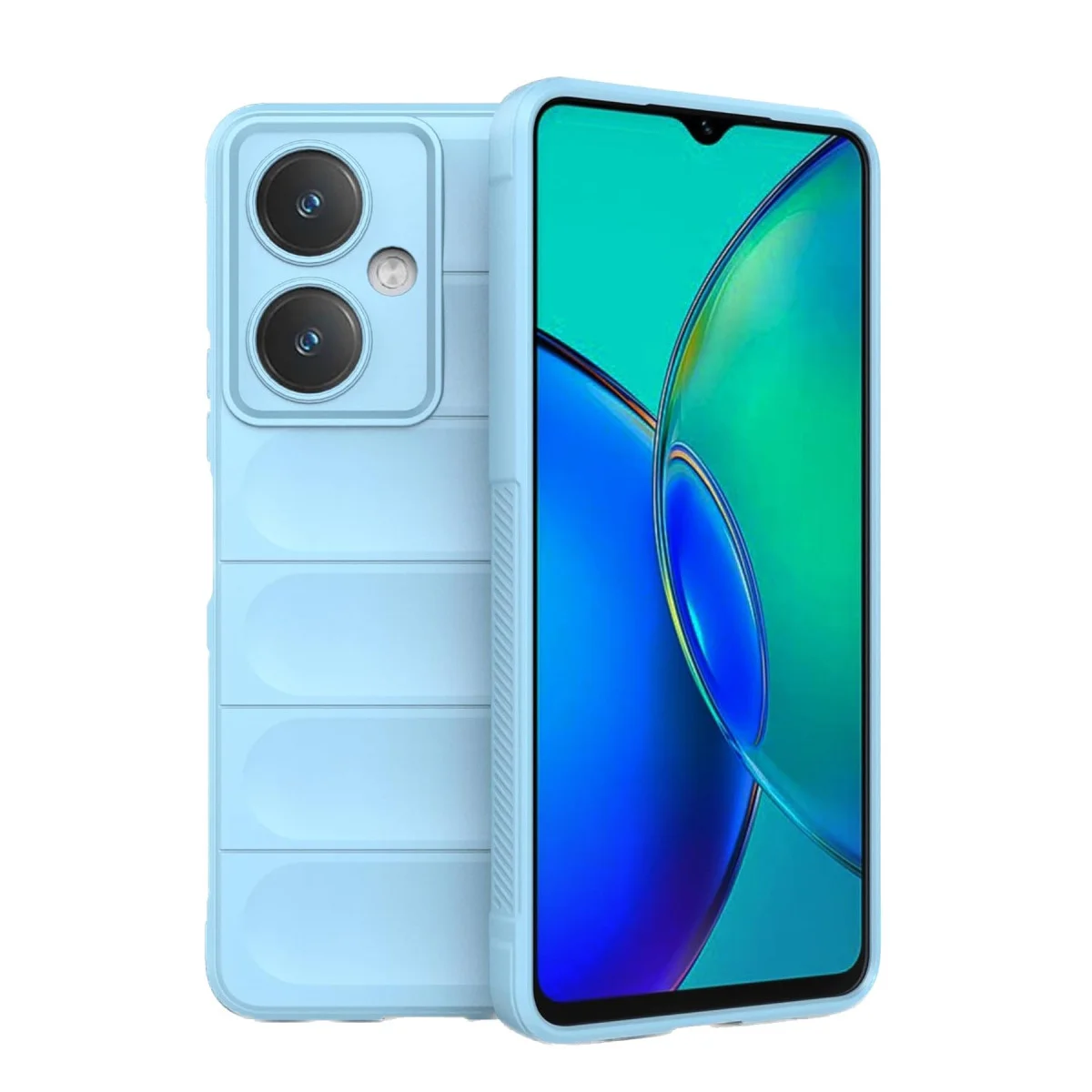Y27 Optimum Silikon Kılıf - Sky Blue: Şık Tasarım ve Maksimum Koruma