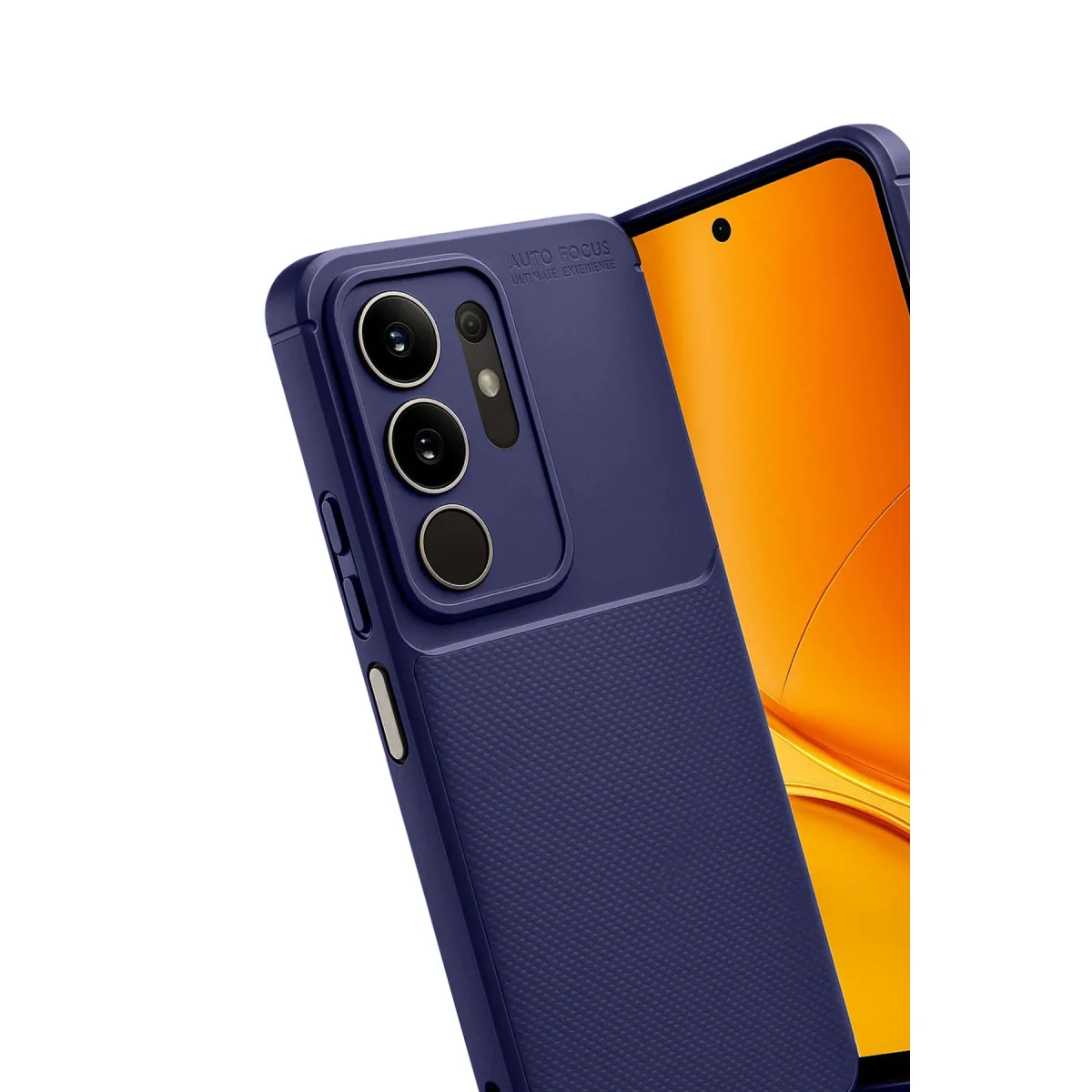Y29 4G Auto Focus Karbon Fiber Kılıf - Lacivert