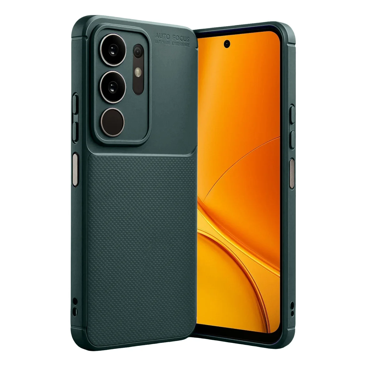 Y29 4G Auto Focus Karbon Kapak - Koyu Yeşil & Premium Koruma