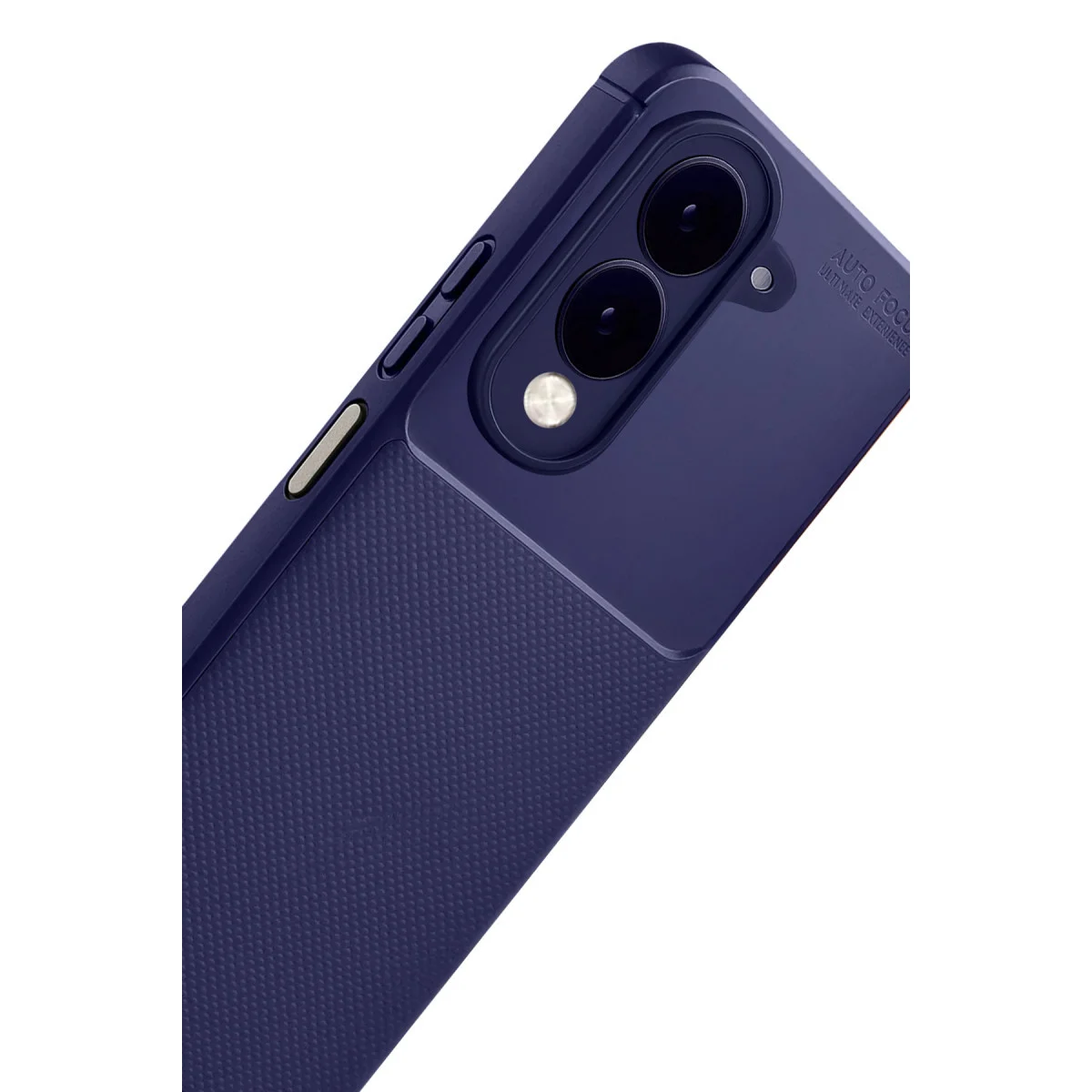 Y29S Auto Focus Karbon Kapak - Lacivert Cep Telefonı Kılıfı, Max Koruma ve Estetik