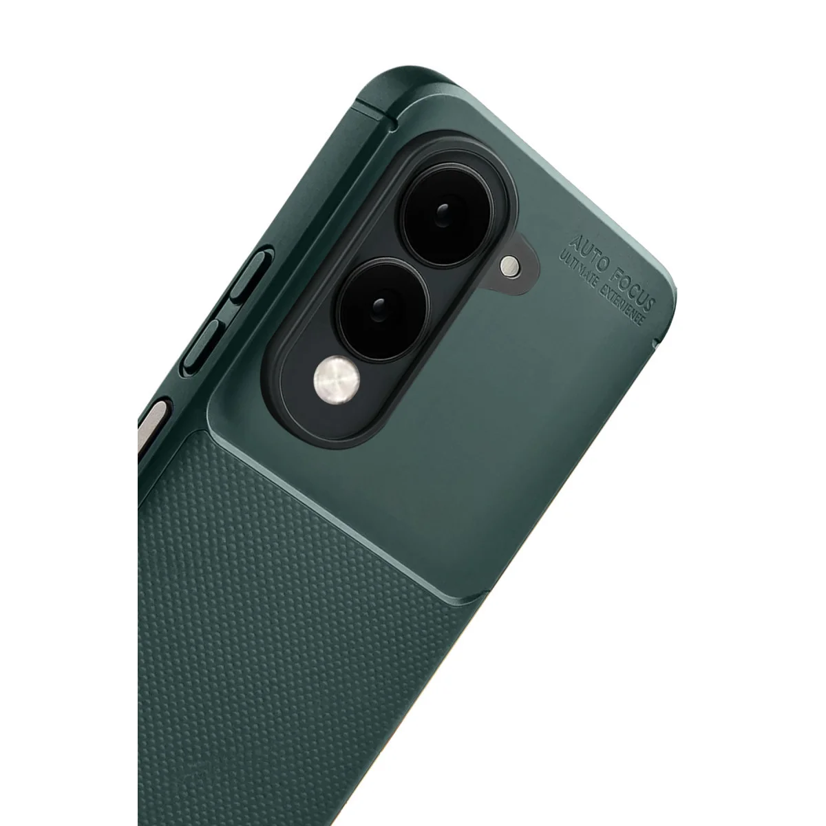 Y29S Auto Focus Karbon Kapak Koyu Yeşil - Pürüzsüz Doku ve Maksimum Koruma ile Cihazınız Güvende