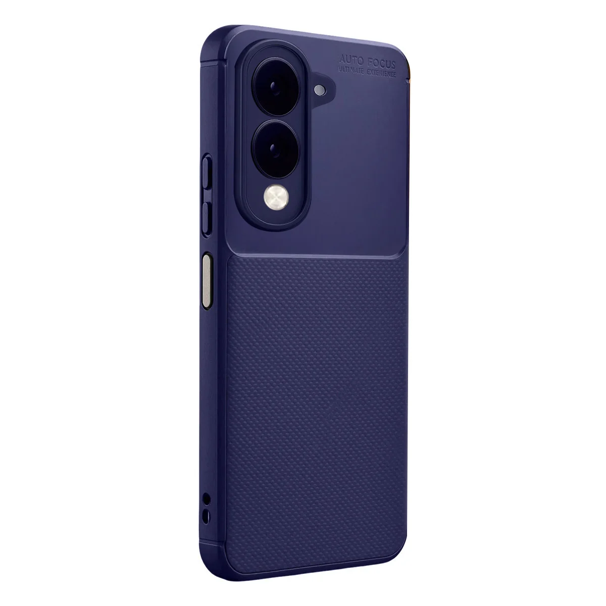 Y29S Auto Focus Karbon Kapak - Lacivert Cep Telefonı Kılıfı, Max Koruma ve Estetik