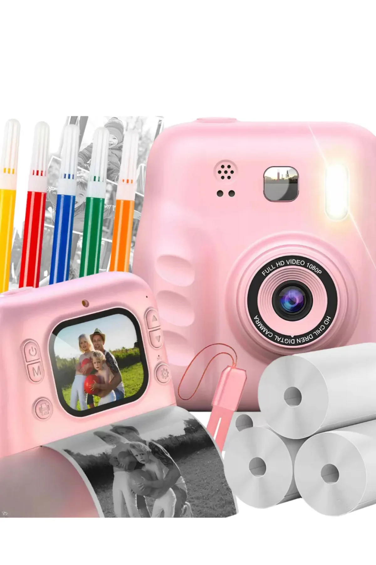 Y300H PRİNTER KAMERA PEMBE