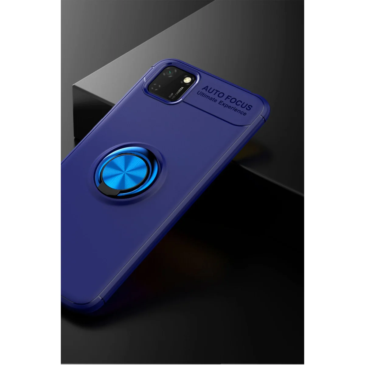 Y5P Kılıf Range Yüzüklü Silikon - Mavi ve 360 Dönüşlü Korumalı Telefon Kılıfı Fiyatı, Yorumları ve Özellikleri