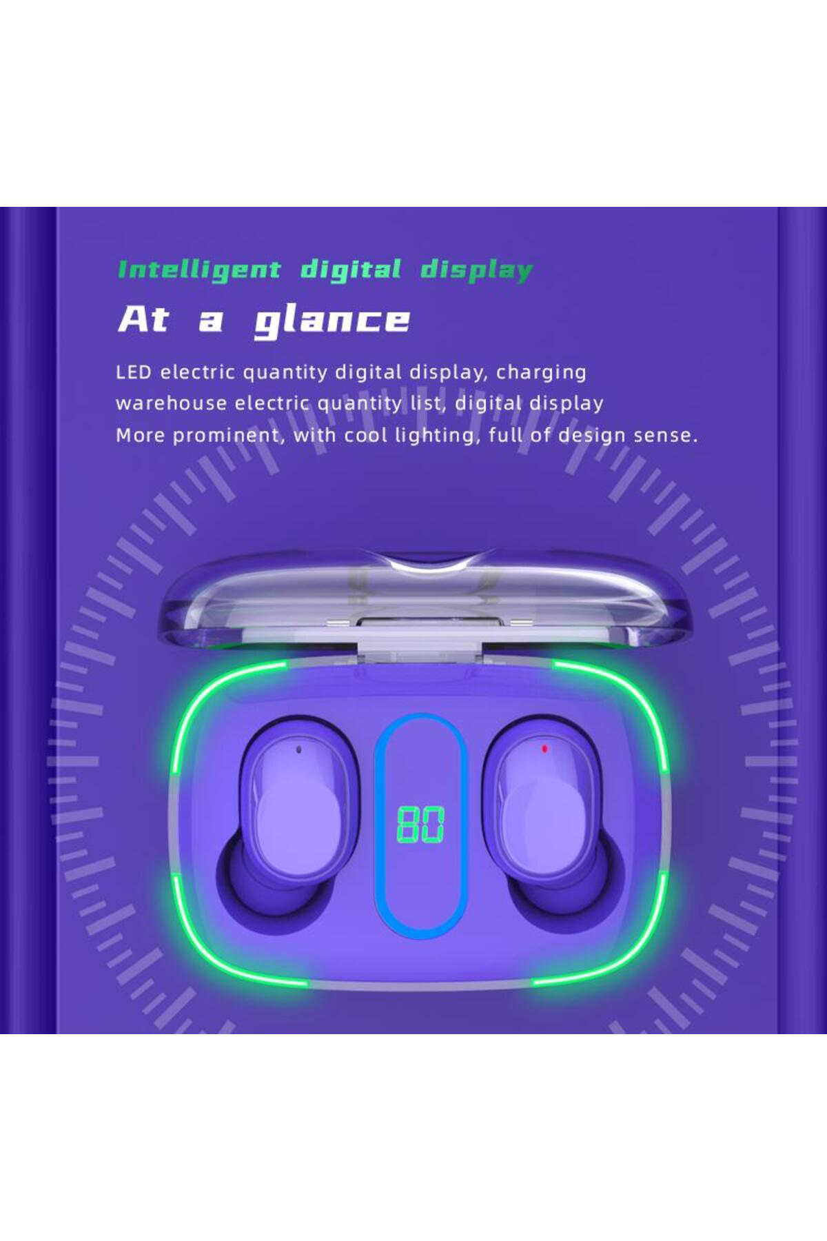 Torima Y90 Şarj Göstergeli Tws Kulaklik Bluetooth Kablosuz Kulakiçi Kula