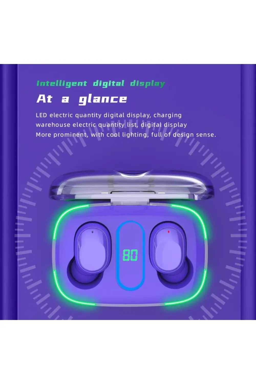 Y90 Şarj Göstergeli Tws Kulaklık Bluetooth Kablosuz Kulakiçi Kula