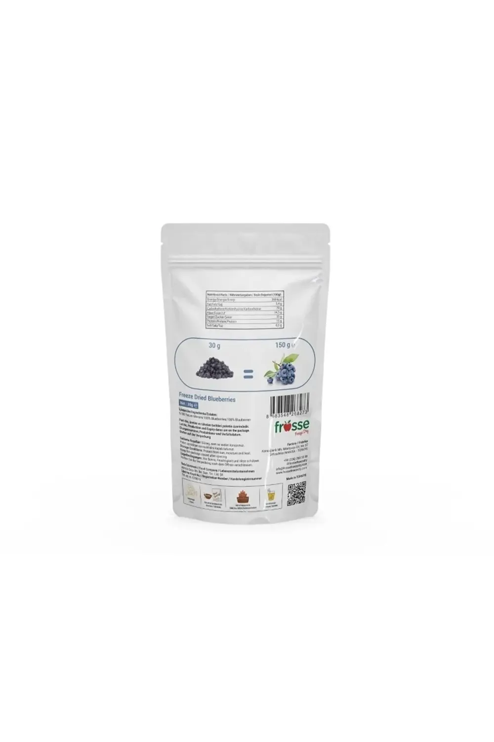 Yaban Mersini Kıtırı - Freeze Dried - Üretici Firmadan Dondurular