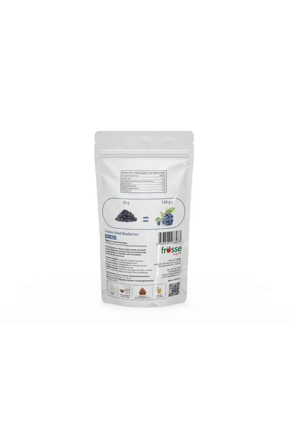 Yaban Mersini Kıtırı - Freeze Dried - Üretici Firmadan Dondurular