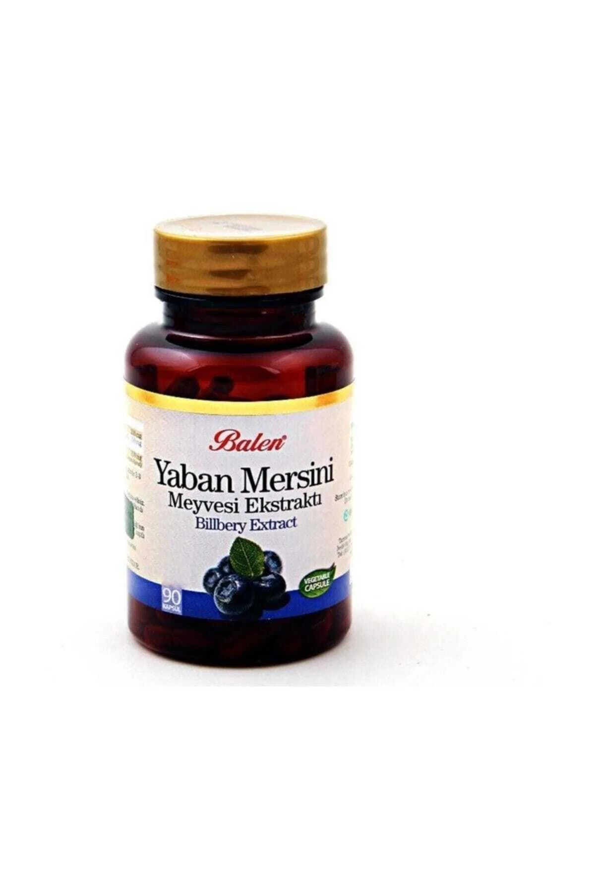 Yaban Mersini Meyvesi Ekstraktı \ 375 Mg 90 Kapsül