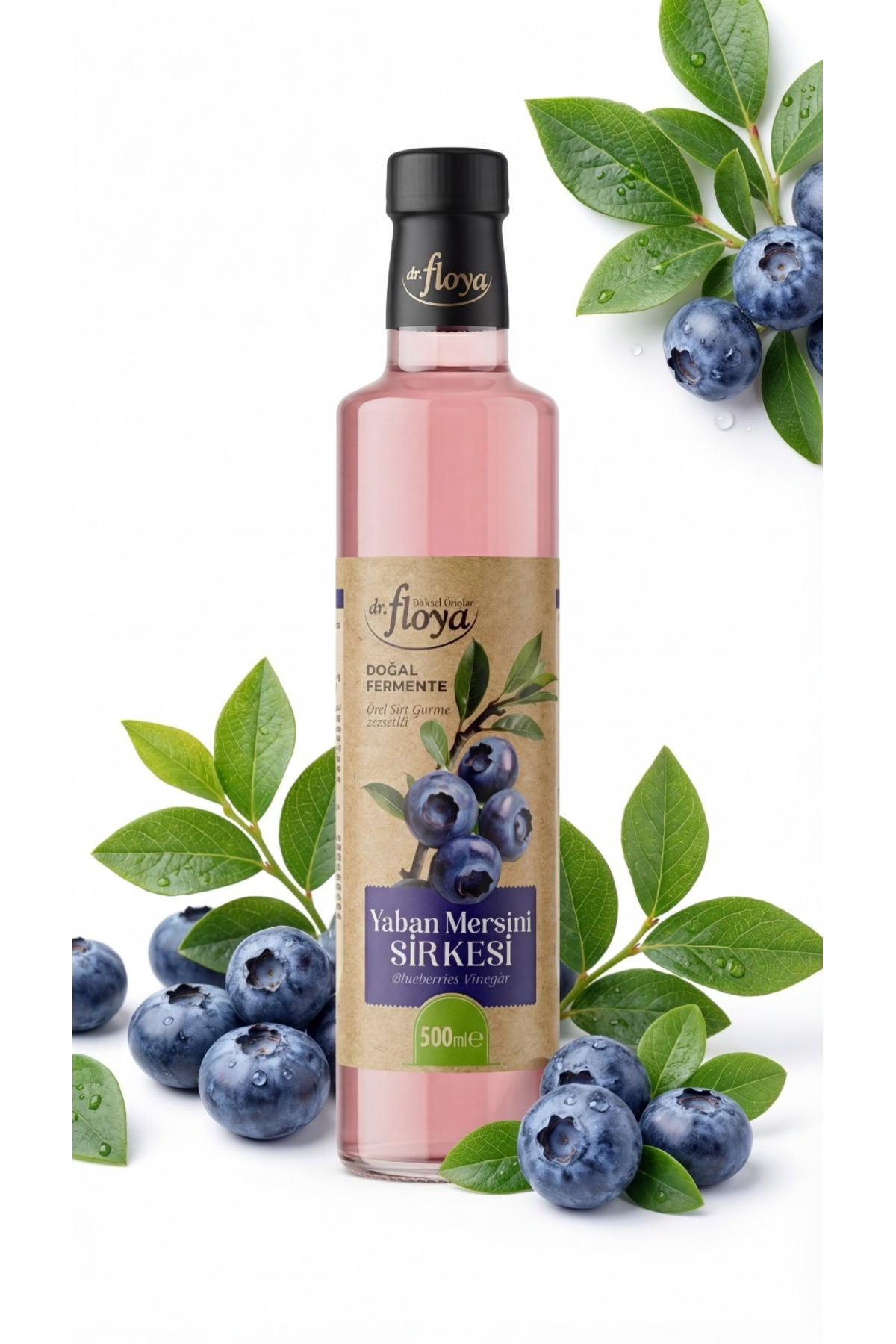 Yaban Mersini Sirkesi 500 ML BLUEBERRY VINEGAR