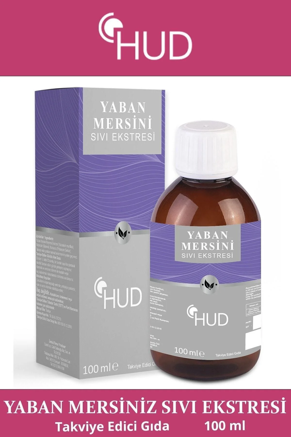 Yaban Mersini Sıvı Ekstresi 100 ml Fiyatı, Yorumları ve Özellikleri