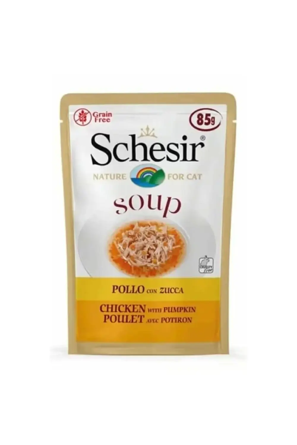 Yabani Ton Balıklı ve Balkabaklı Kedi Çorbası 1 Adet 85 Gr