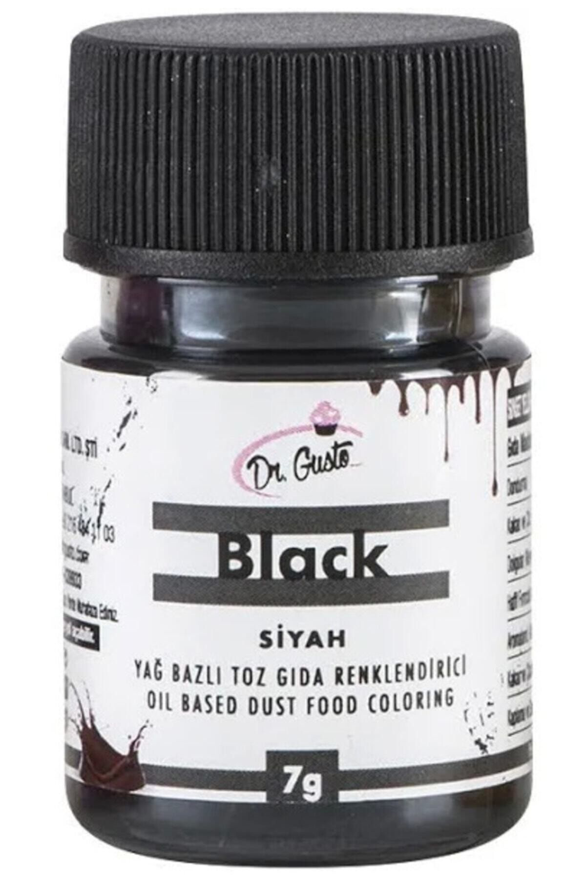 Dr.Gusto Sağlık Ürünleri Yağ Bazlı Siyah Toz Çikolata Renklendirici 7 Gr