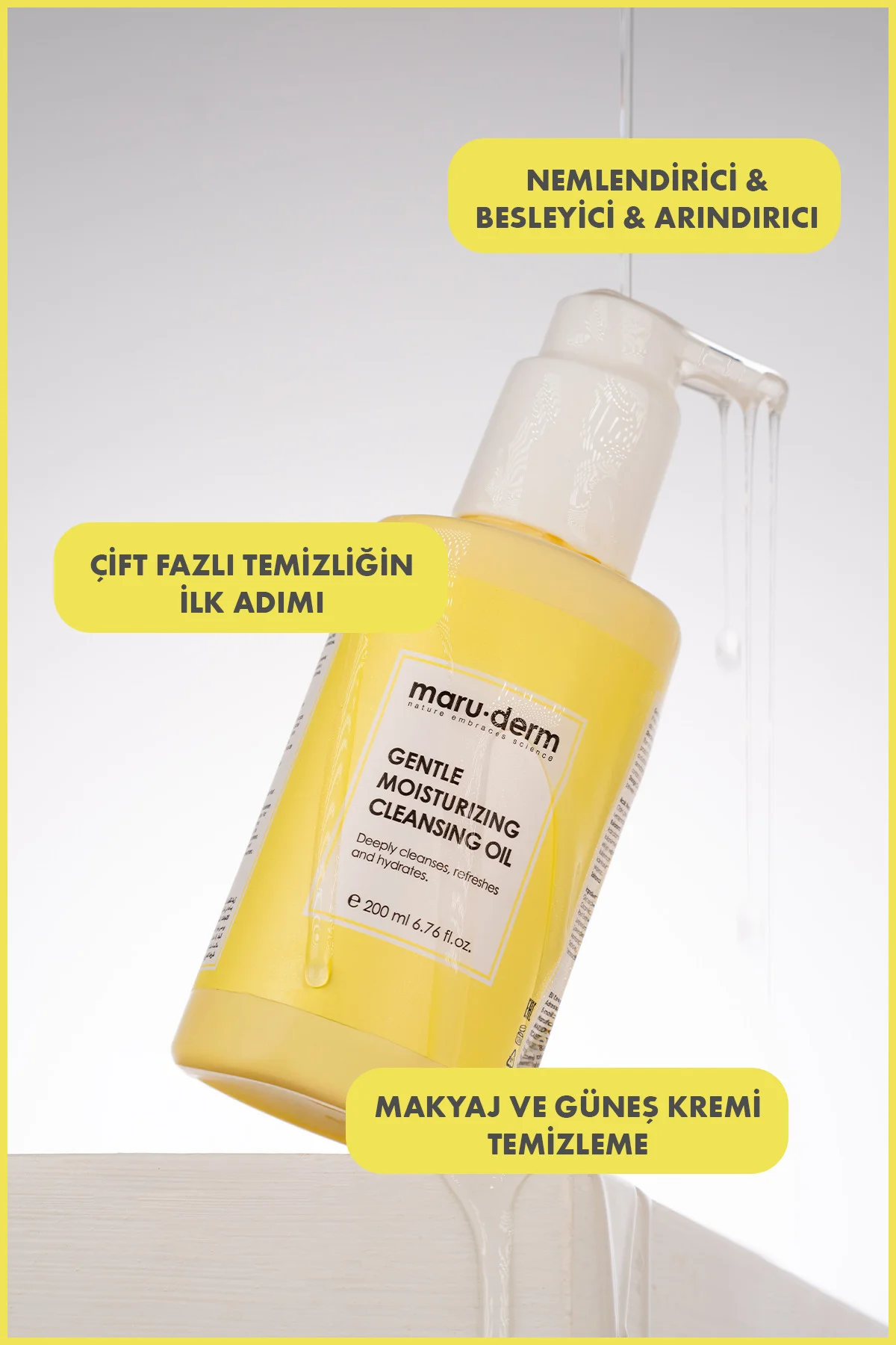Yağ Bazlı Temizleyici - Yüz Ve Vücut Için Temizleme Yağı 200 ML