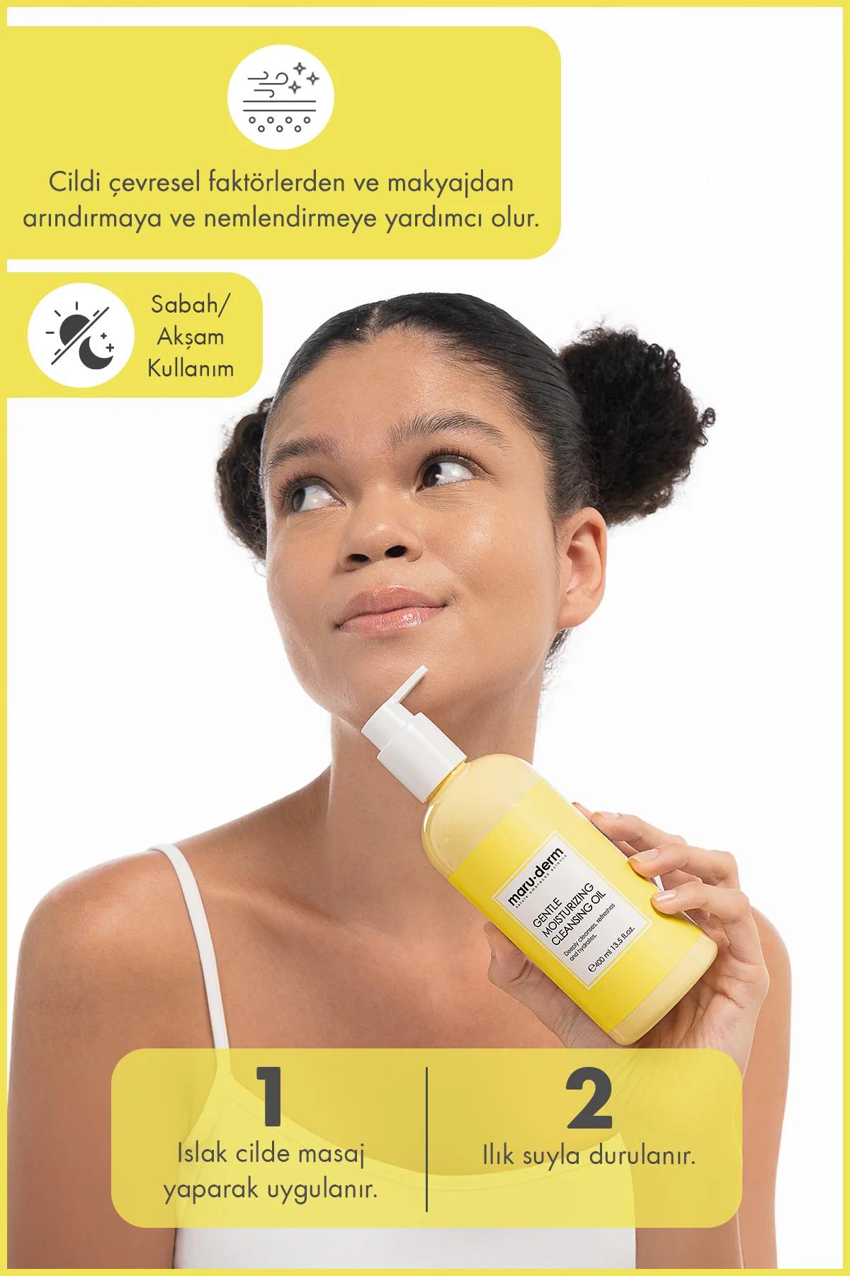 Yağ Bazlı Temizleyici 400 ML - Yüz Ve Vücut Için Temizleme Yağı