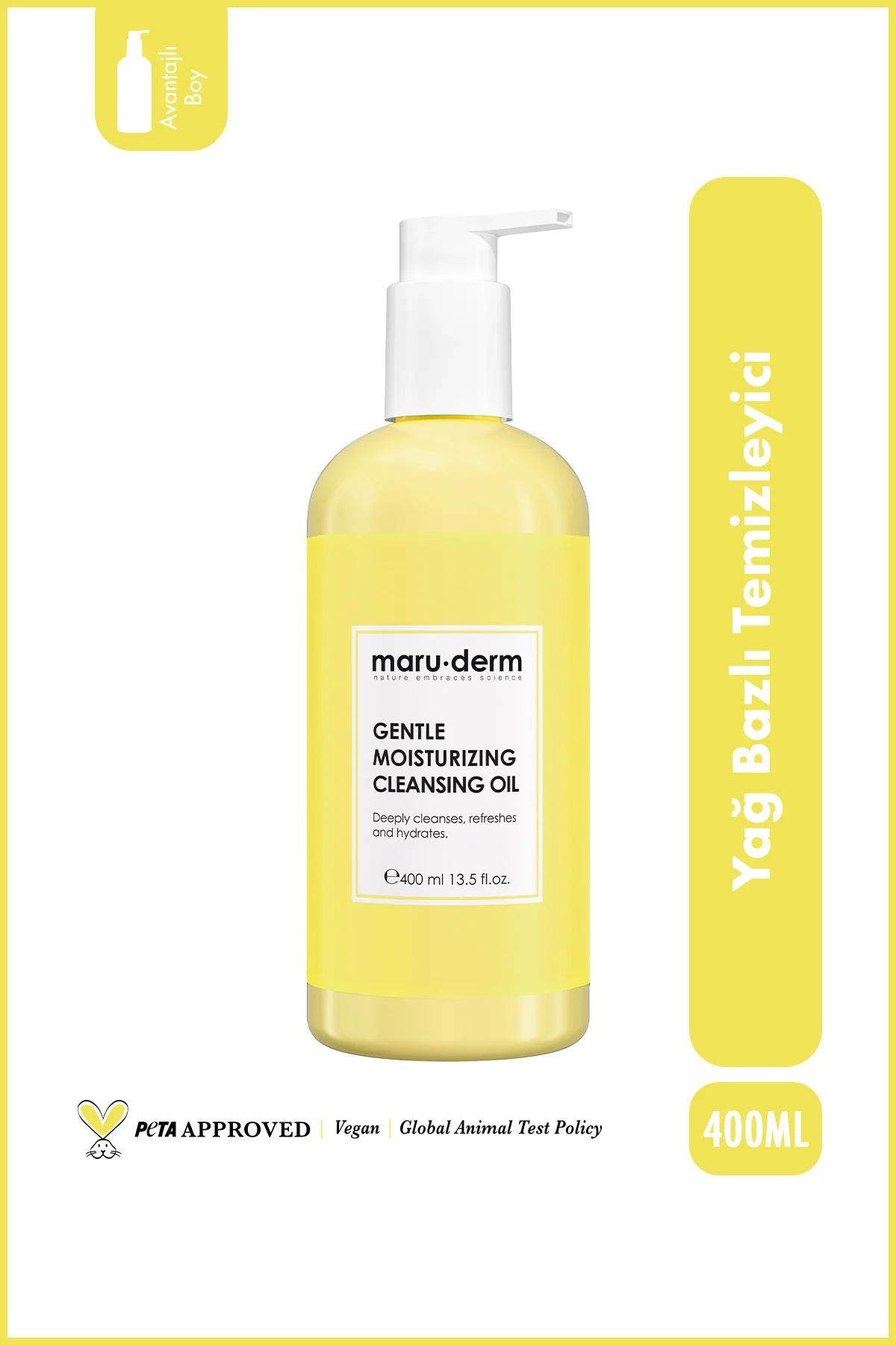 Yağ Bazlı Temizleyici 400 ML - Yüz Ve Vücut Için Temizleme Yağı