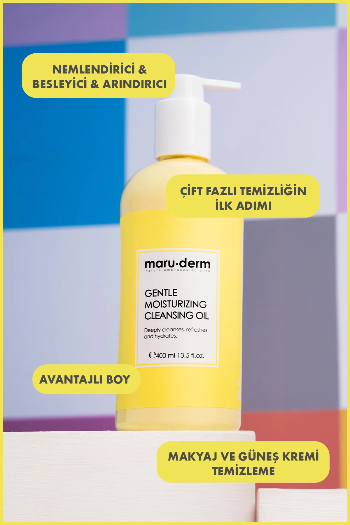 Yağ Bazlı Temizleyici 400 ML - Yüz Ve Vücut Için Temizleme Yağı