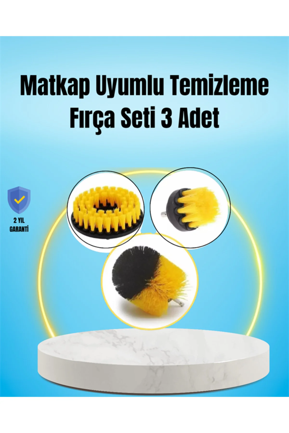 Yağ, Kir ve Pas Temizliği İçin Güçlü Naylon Kıllı Temizlik Fırças